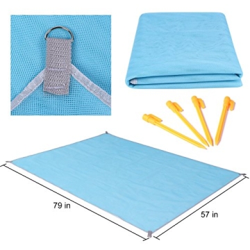 ABETER Sand Free Beach Mat for Ultimate Beach Comfort