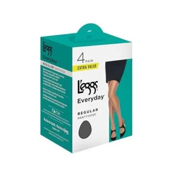 L'eggs Everyday Jet Black Pantyhose - All Day Comfort
