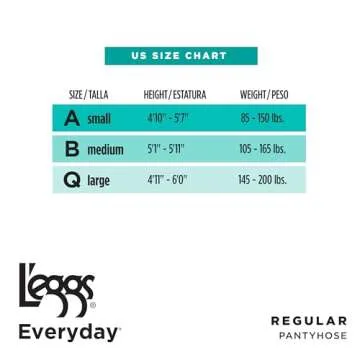 L'eggs Everyday Jet Black Pantyhose - All Day Comfort