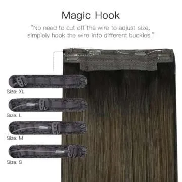 HOTBANANA Wire Hair Extensions for Effortless Glamour