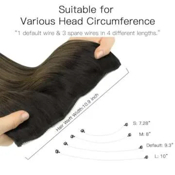 HOTBANANA Wire Hair Extensions for Effortless Glamour