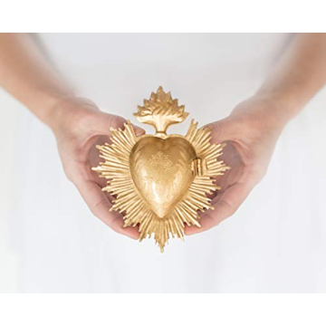 Elegant MILAGRO HEART Charm for Meaningful Gift Giving