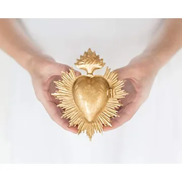 Elegant MILAGRO HEART Charm for Meaningful Gift Giving