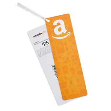 Amazon Gift Card $25 Bookmark for Book Lovers