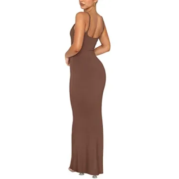 REORIA Elegant Bodycon Maxi Dress for All Occasions