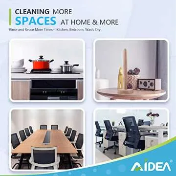 AIDEA Multi-Purpose Cleaning Wipes - Reusable 40Ct