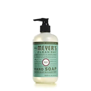 MRS. MEYER'S CLEAN DAY Hand Soap - Essential Oil Basil, 12.5 fl. oz.