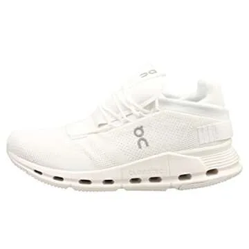 On Men's Cloudnova Sneakers - All White, Size 10.5 US