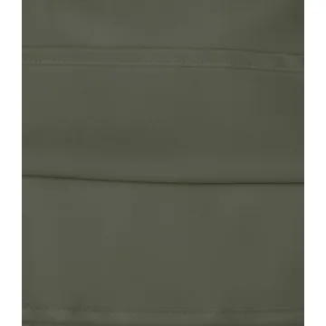 Outoshe Women's Satin High Waisted Maxi Skirt Army Green