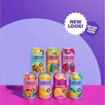 Swoon Starter Pack - Refreshing Sugar Free Tea & Lemonade Variety Pack - 12 fl oz (Pack of 12)