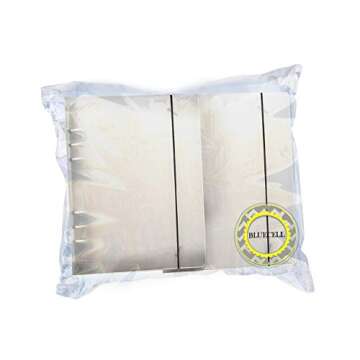 BLUECELL A5 Translucent 6-Rings Durable Binder Covers