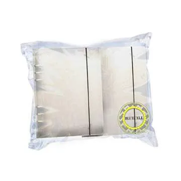 BLUECELL A5 Translucent 6-Rings Durable Binder Covers