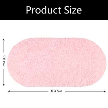 Softlife Fluffy Rugs for Bedroom, Shag Cute Area Rug for Girls and Kids Baby Room Home Decor, 2.6 x ...