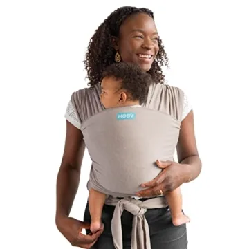 Moby Baby Wrap Carrier for Newborns & Toddlers, Taupe