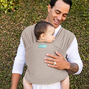Moby Baby Wrap Carrier for Newborns & Toddlers, Taupe