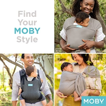 Moby Baby Wrap Carrier for Newborns & Toddlers, Taupe