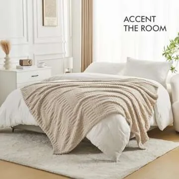 Cozy Fall Throw Blanket for Couch and Home Decor