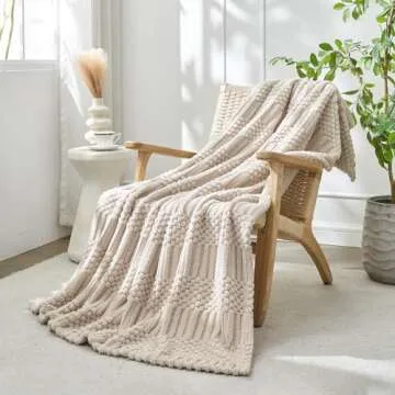 Cozy Fall Throw Blanket for Couch and Home Decor