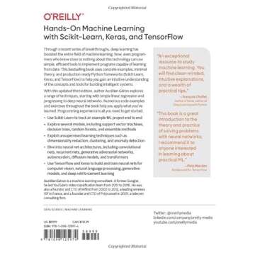 Hands-On Machine Learning with Scikit-Learn, Keras, and TensorFlow: Concepts, Tools, and Techniques ...