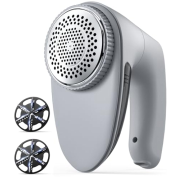 Bymore Fabric Shaver, Lint Remover, and Defuzzer for All Fabrics with Extra Blades
