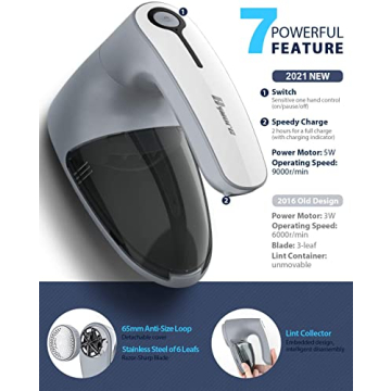 Bymore Fabric Shaver for Clothes and Furniture