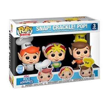 Funko Pop! Ad Icons 3 Pack Rice Krispies Snap! Crackle! Pop Shop Exclusive