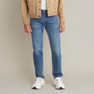 Levi's Men's 505 Regular Fit Jeans - Classic Comfort & Style