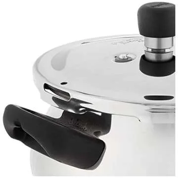 Prestige Deluxe Stainless Steel Mini Handi Pressure Cooker, 3.3-Liter