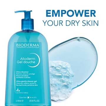 Bioderma Atoderm Hydrating Shower Gel - Gentle Moisturizing Cleanser