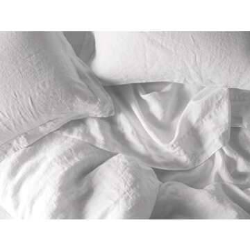 Coyuchi Organic Relaxed Linen Sham – Soft, Comfortable Bedding – Made Safe Certified – Modern ...