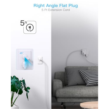 Surge Protector Power Strip with USB Charging Station