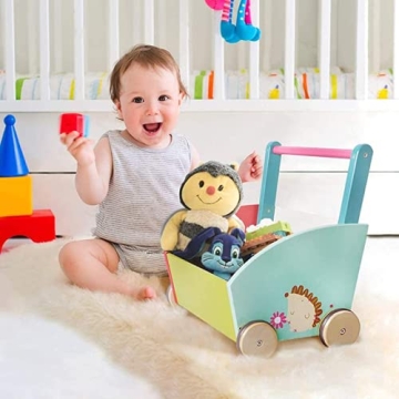 labebe 4 Wheels Baby Walker Toy for 1-3 Years - Sturdy & Fun