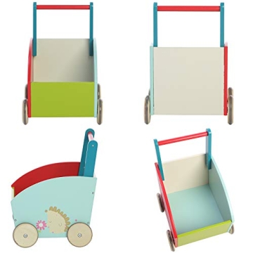 labebe 4 Wheels Baby Walker Toy for 1-3 Years - Sturdy & Fun