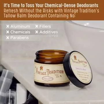 Vintage Tradition Natural Deodorant for Women – Travel Size