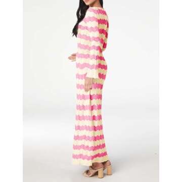 Chic Saodimallsu Crochet Summer Maxi Dress for Beach Wear