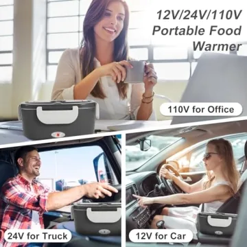 SOHIDA Portable Electric Lunch Box with Utensils