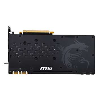 MSI Gaming GeForce GTX 1080 8GB GDDR5X SLI DirectX 12 VR Ready Graphics Card (GTX 1080 GAMING X 8G)
