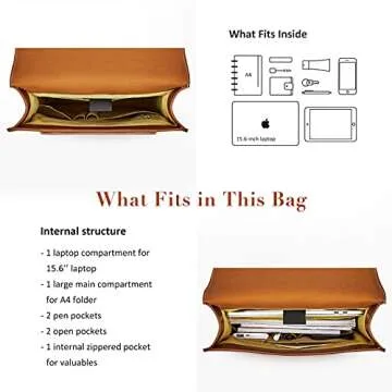 Chic ECOSUSI Laptop Backpack for Women, Stylish PU Leather