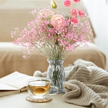 Garfunovo 6pcs Babys Breath Artificial Flowers for Home