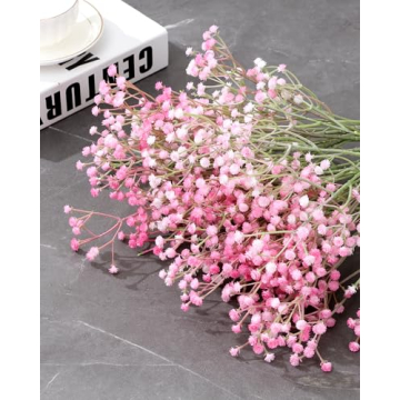 Garfunovo 6pcs Babys Breath Artificial Flowers for Home
