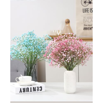 Garfunovo 6pcs Babys Breath Artificial Flowers for Home