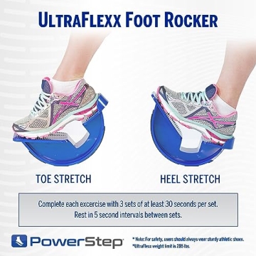 PowerStep UltraFlexx Foot Rocker for Pain Relief and Stretching