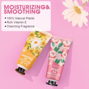 7 Pack Natural Hand Cream Set for Women - Perfect Gifts