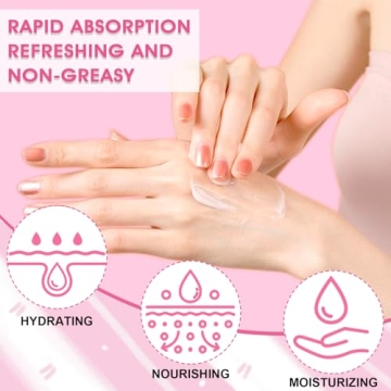 7 Pack Natural Hand Cream Set for Women - Perfect Gifts