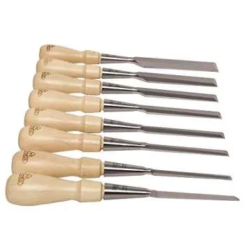 STANLEY 8 Piece Woodworking Chisel Set for Craftsmen