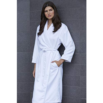 Mansfield Unisex Microfiber Spa Robe for Ultimate Comfort