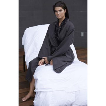 Mansfield Unisex Microfiber Spa Robe for Ultimate Comfort