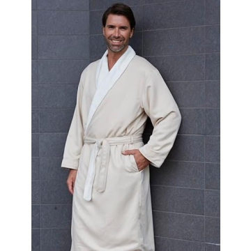 Mansfield Unisex Microfiber Spa Robe for Ultimate Comfort