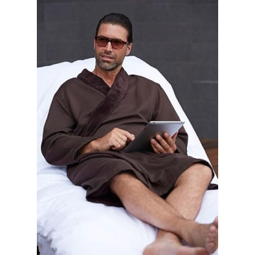 Mansfield Unisex Microfiber Spa Robe for Ultimate Comfort