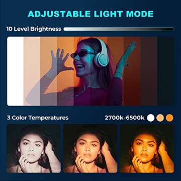 UBeesize 12" Ring Light & Tripod for Content Creation